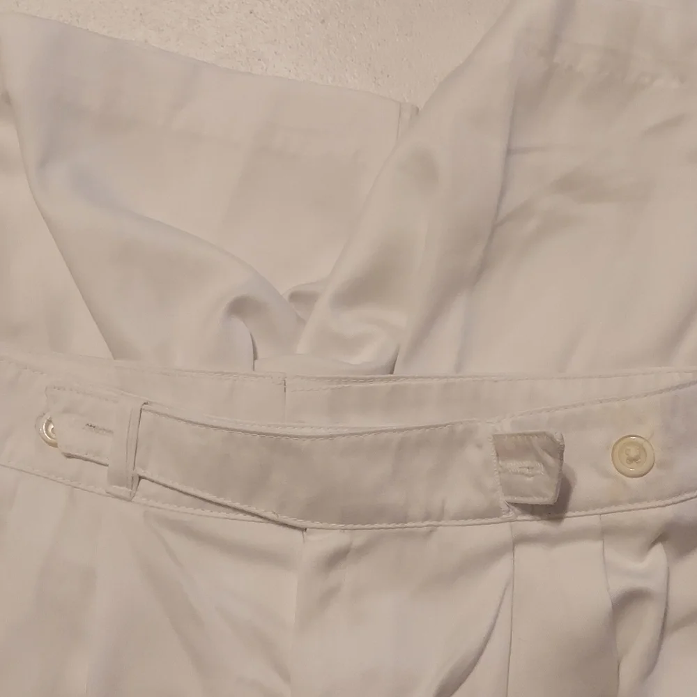 Women's vintage high-waisted white shorts - Picture 5 of 6